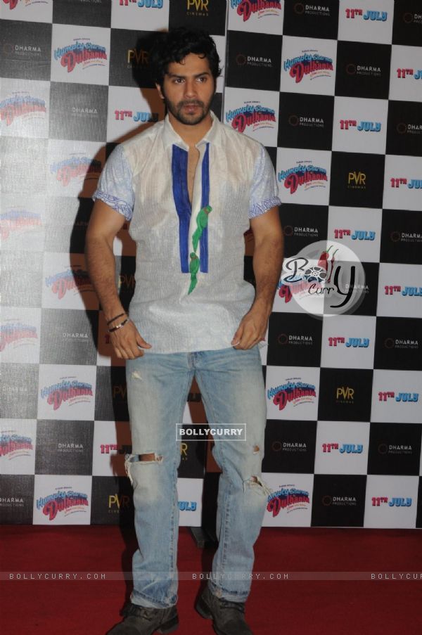 Varun Dhawan at the Trailer Launch of 'Humpty Sharma Ki Dulhania' (320446)