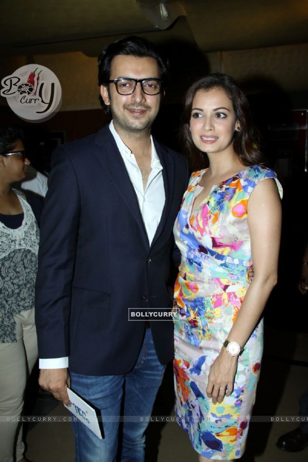Sahil Sanghvi and Dia Mirza at the Trailer Launch of 'Bobby Jasoos'