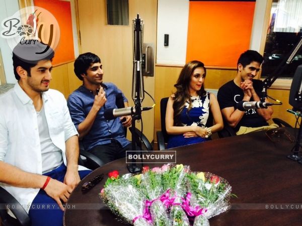 Promotions of Fugly at a local radio station in Ahmedabad (320727)