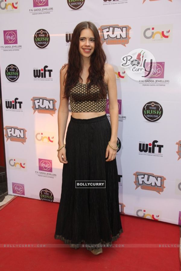 Kalki Koechlin was seen at the Premiere of the documentary film "The World before Her"
