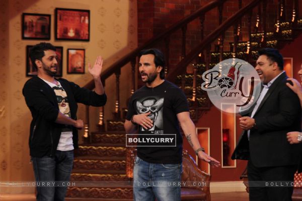 Riteish, Saif and Ram in a gig on Comedy Nights with Kapil