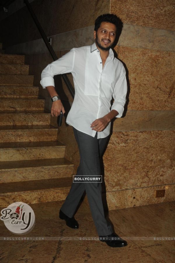 Riteish Deshmukh was seen at the Launch of Dilip Kumar's autobiography 'Substance and the Shadow'