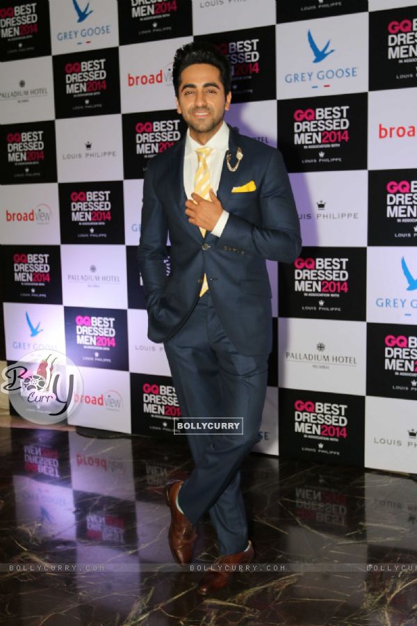 Ayushmann Khurrana at the GQ Best Dressed Men 2014