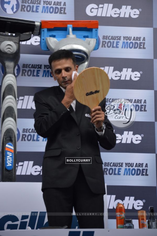 Rahul Dravid at the Gillette nationwide campaign 'Because You Are A Role Model'