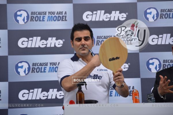 Arbaaz Khan at the Gillette nationwide campaign 'Because You Are A Role Model'