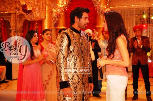 Shabbir and Shraddha in a chat on Kumkum Bhagya