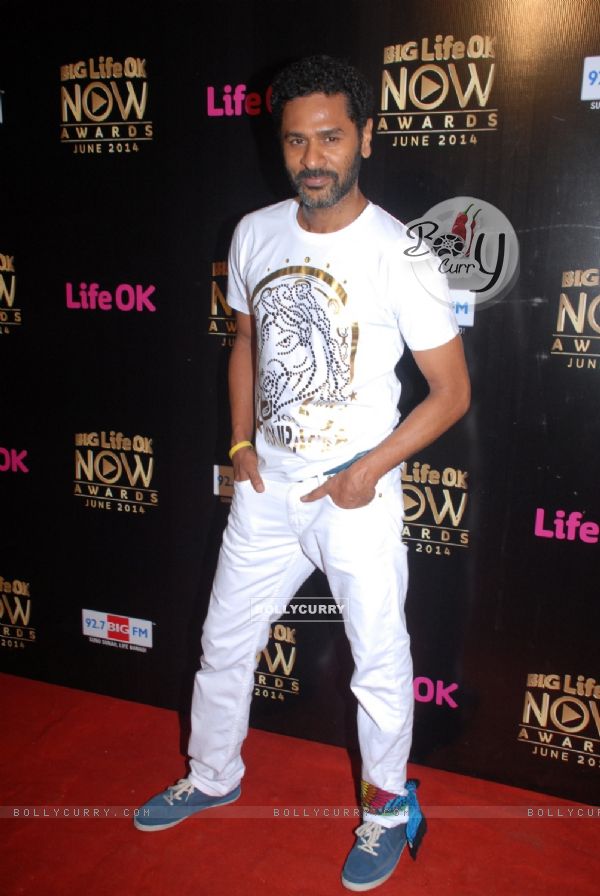 Prabhu Deva at Life OK Now Awards .