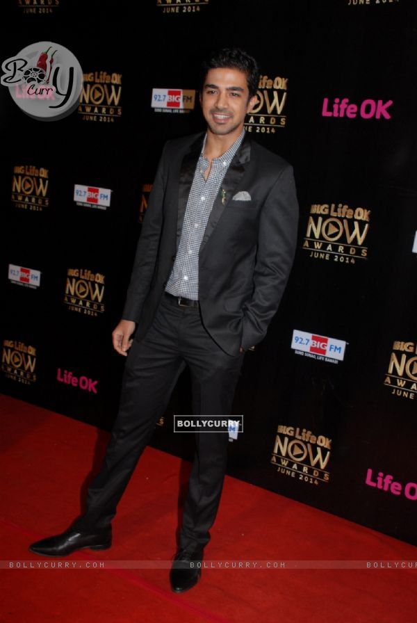 Saqib Saleem at Life OK Now Awards .