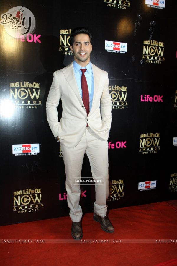 Varun Dhawan at Life OK Now Awards