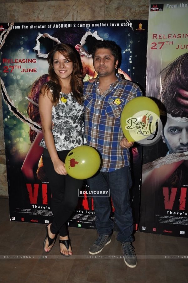 Udita Goswami and Mohit Suri at Ek Villain Special Screening.