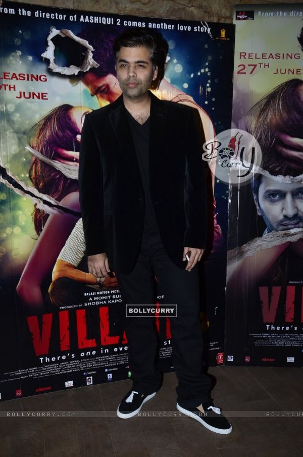 Karan Johar at the Screening of Ek Villiian