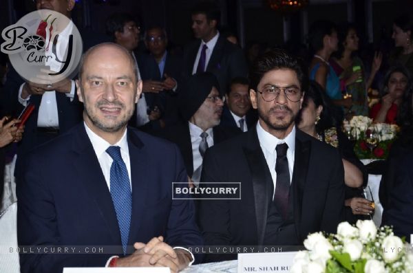 Shahrukh Khan being honoured by the French Government with the Chevalier de la Legion D'honneur