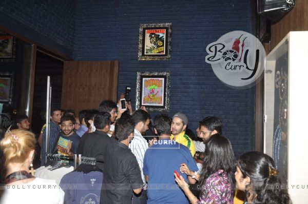Varun for Sony SIX FIFA promotions at Hard Rock Cafe