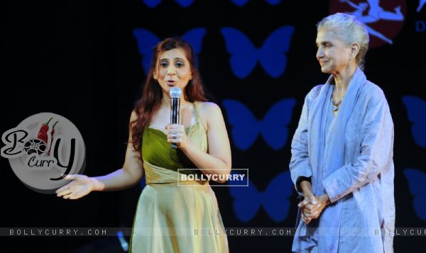 Aanchal Gupta with her mentor Slome Roy Kapoor at Dance with Joy '14 - Arts in Motion