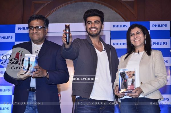 Arjun Kapoor as brand ambassador of Philips India for its male grooming range