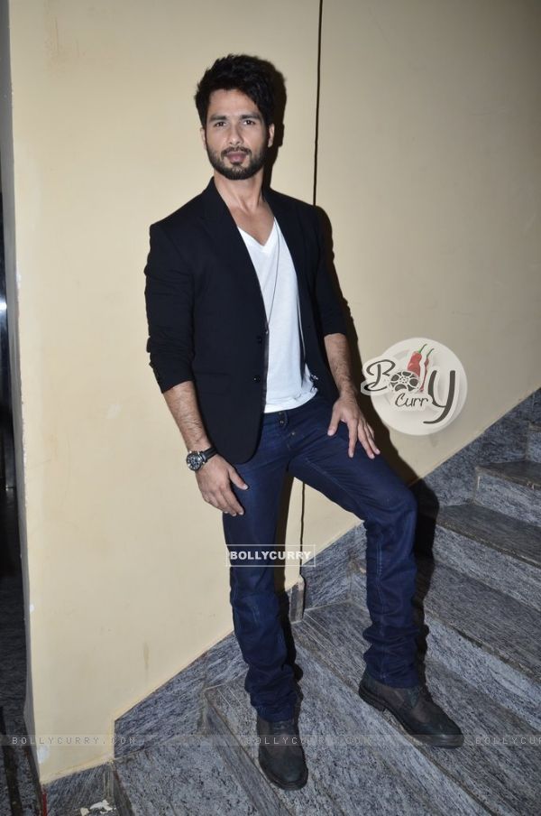 Shahid Kapoor at the Trailer Launch of Haider