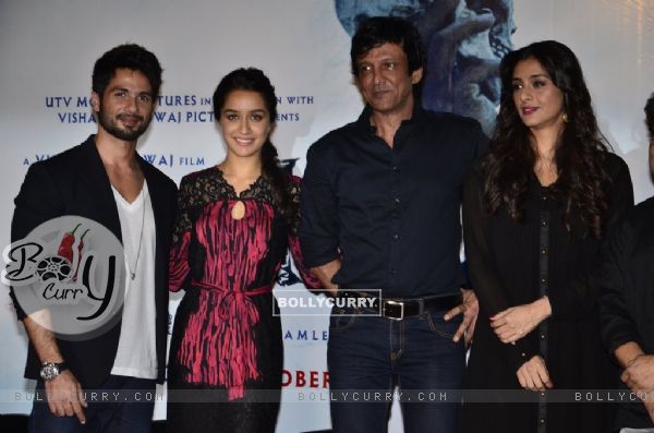 The cast of Haider at the Trailer Launch of Haider (325516)