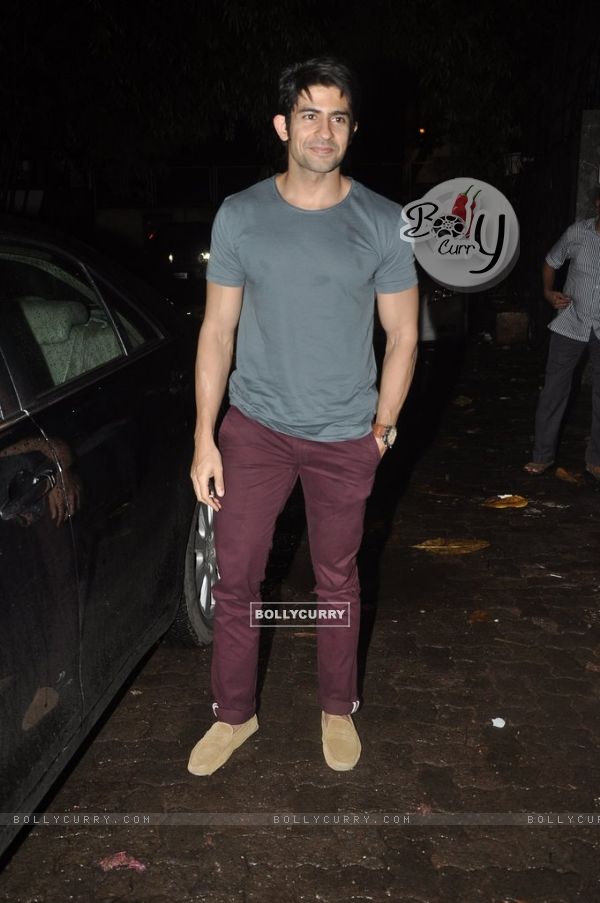Hussain was spotted at the Screening of Lai Bhari
