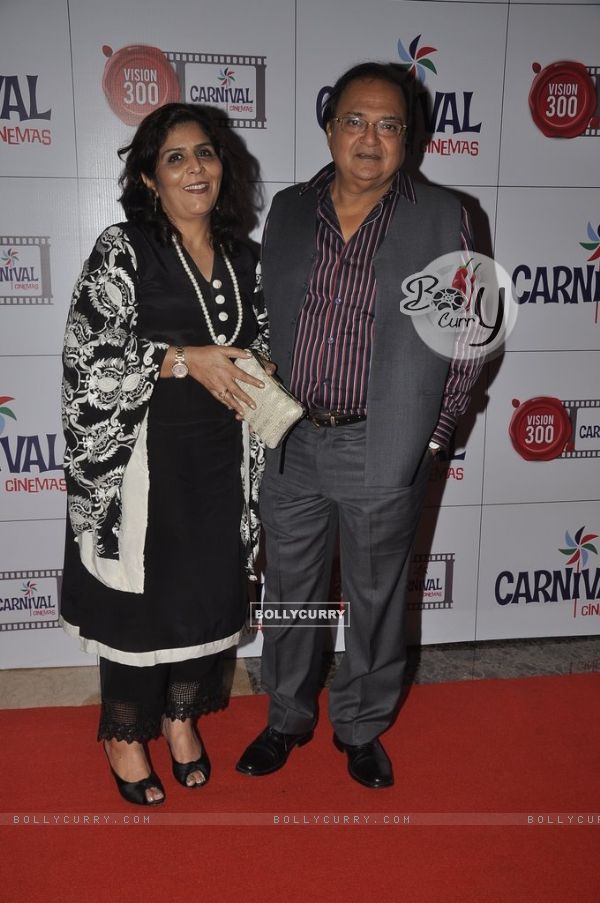 Rakesh Bedi with Wife at the Launch of Carival Cinemas