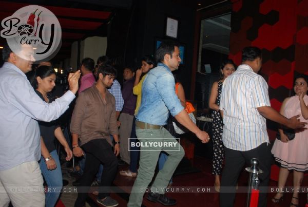 Emraan Hashmi was spotted at the Wrap Up Party of Raja Natwarlal