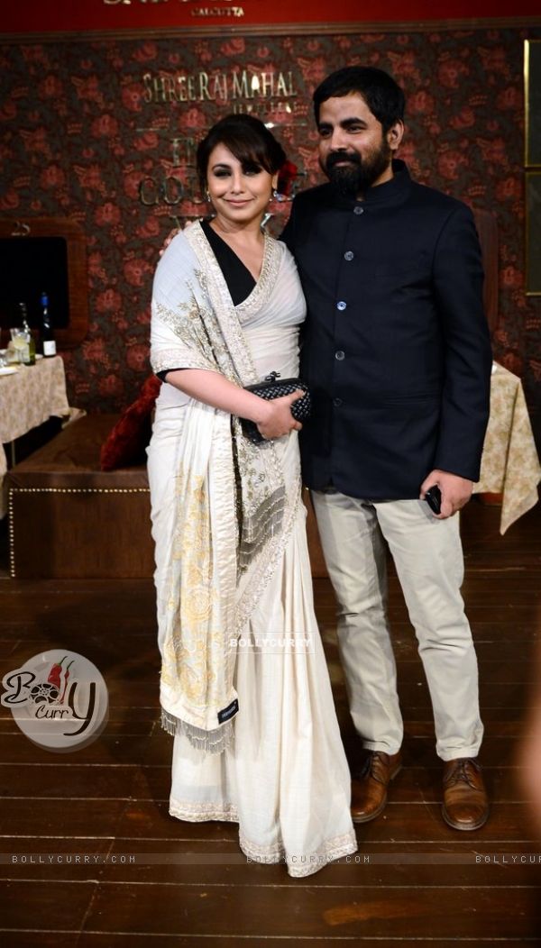 Rani Mukherjee with Sabyasachi at the Indian Couture Week