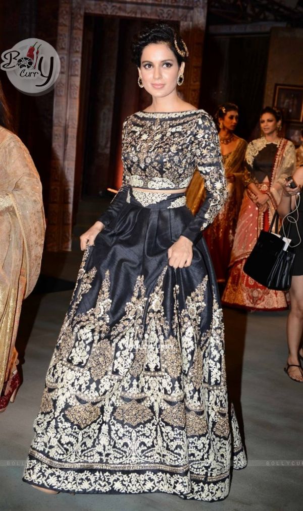 Kangana Ranaut was at the Indian Couture Week - Day 2