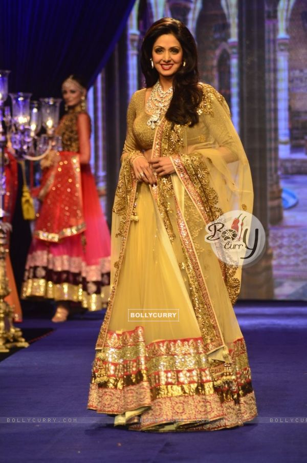 ​Sridevi dazzels the ramp at the IIJW 2014 - Day 3