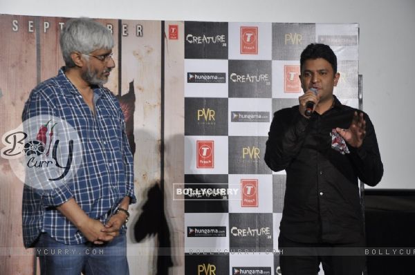 Bhushan Kumar addressing the media at the Trailer Launch of Creature 3D