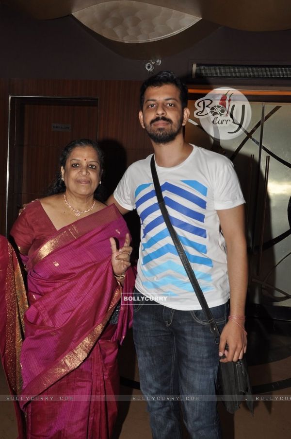 Bejoy Nambiar with Mom at the Premier of Pizza 3D (327547)