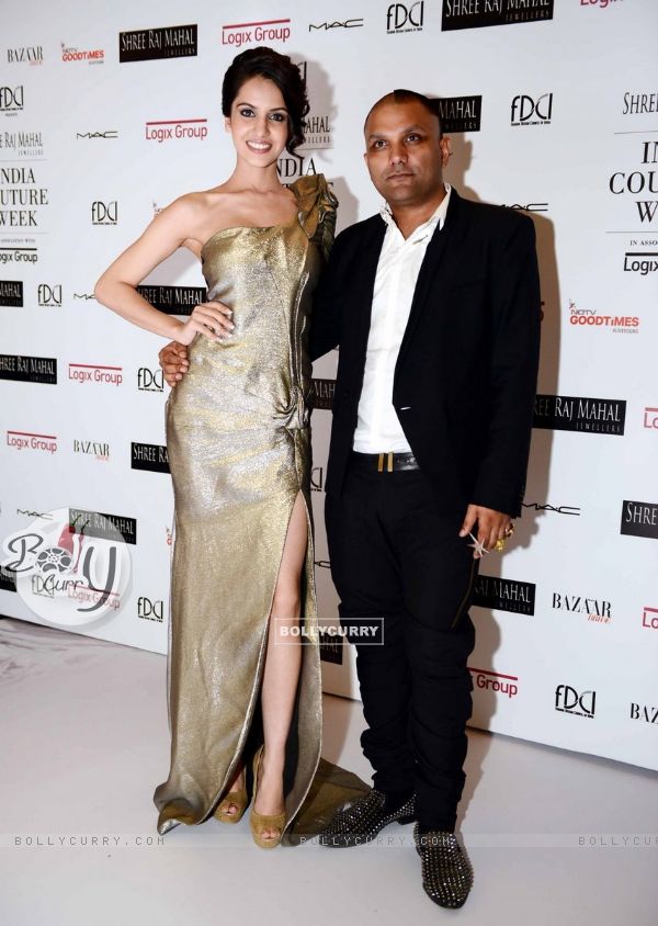 Koyal Rana with Gaurav Gupta at the Indian Couture Week - Day 4