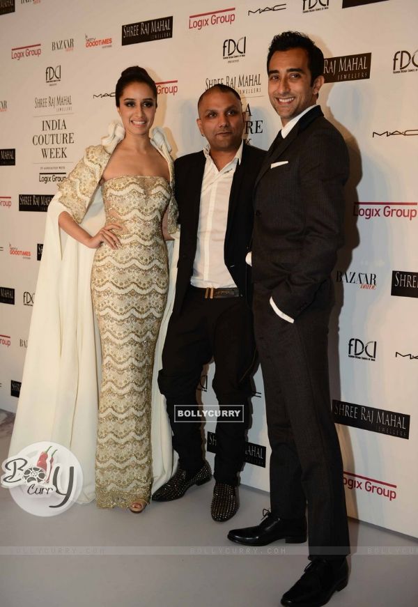 Shraddha Kapoor, Gaurav Gupta and Rahul Khanna at the Indian Couture Week - Day 4