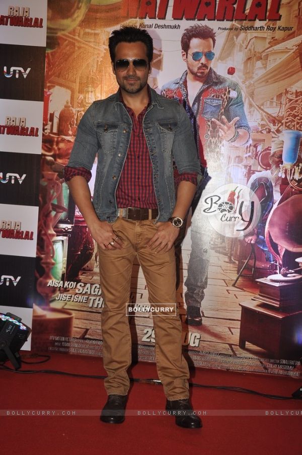 Emraan Hashmi pose for media at the Trailer Launch of Raja Natwarlal