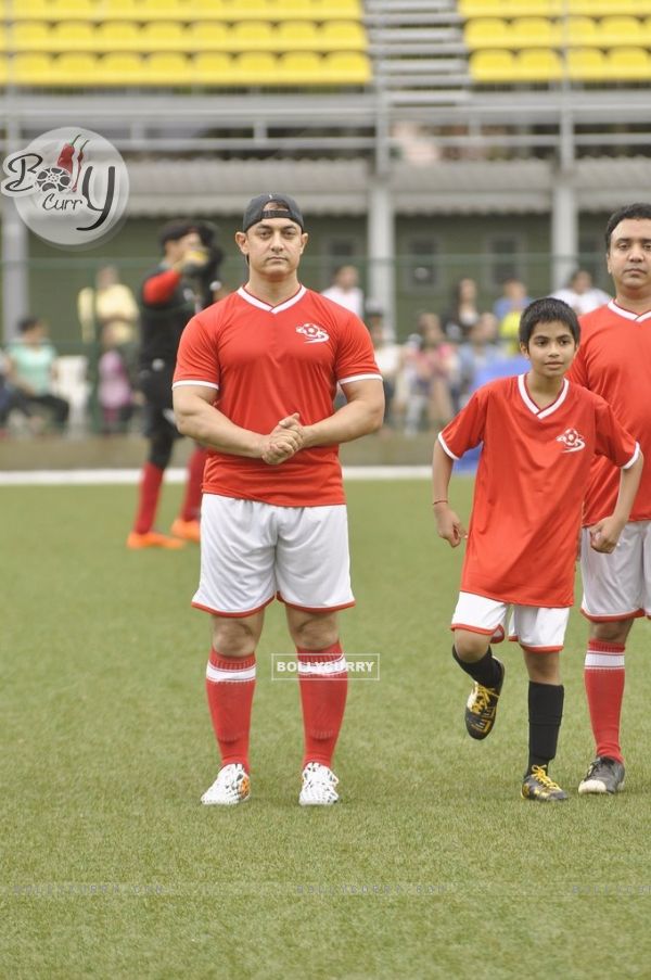 Aamir Khan at Charity Football Match