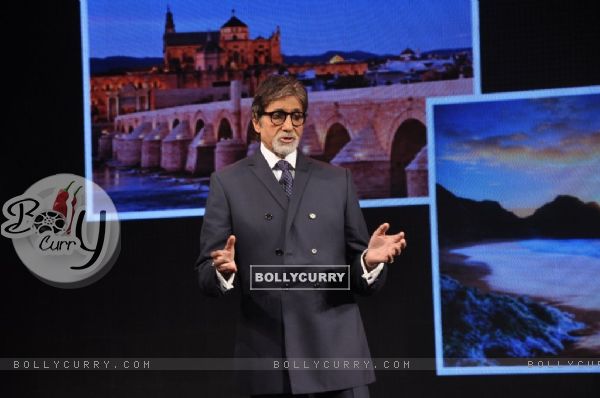 Amitabh Bachchan at the launch of LG Mobile