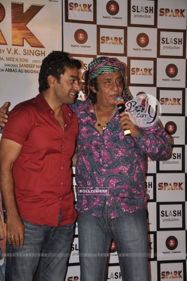 Ranjeet addresses the audience at the Trailer Launch of Spark