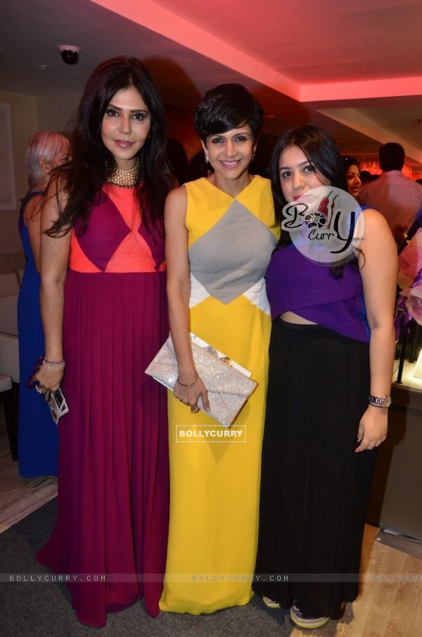 Nisha Jamwal poses with Mandira Bedi and Veda Raheja at the High-Tea
