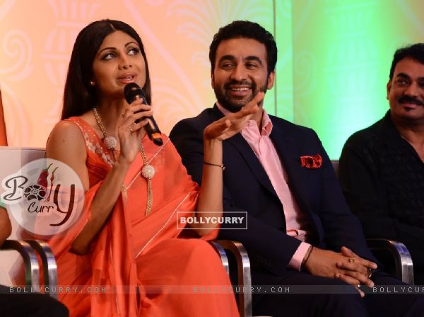 Shilpa Shetty was seen sharing her views at the Launch of Goa Wedding Fest