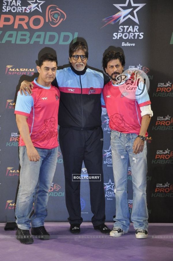 Aamir Khan, Shah Rukh Khan and Amitabh Bachchan were at Pro Kabbadi League