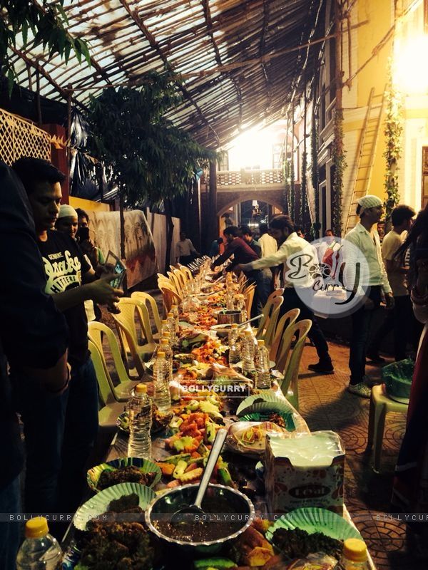 Yash Patnaik clicks a picture of the Iftaari Party