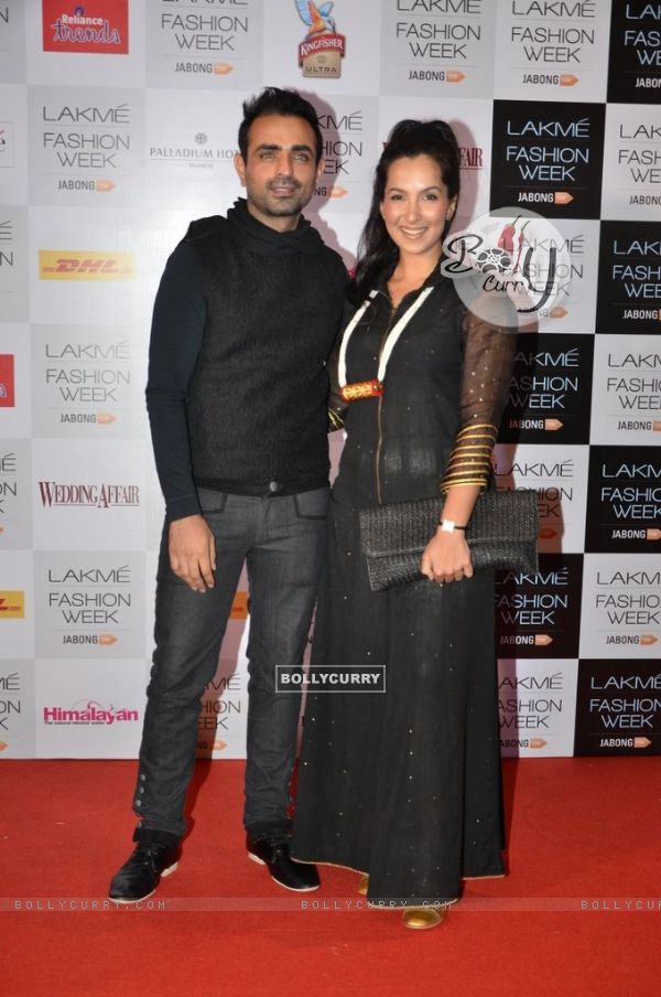 Mayank Anand and Shraddha Nigam was at the Announcement of Lakme Fashion Week Summer Resort 2014
