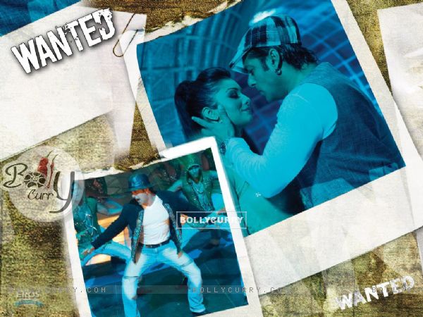 Wanted (2009) wallpaper starring Salman Khan and Ayesha Takia