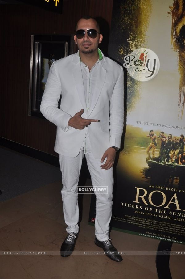 Ali Quli poses for the media at the Roar Film Launch