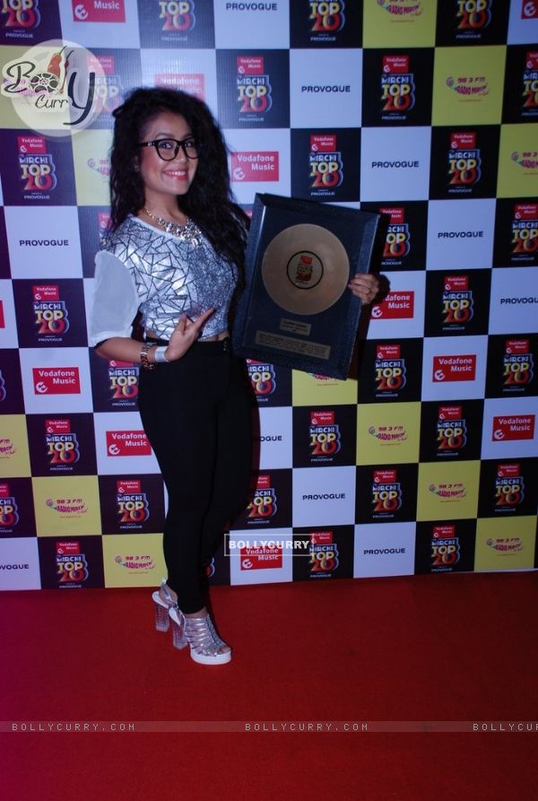Neha Kakkar at the Mirchi Top 20 Awards