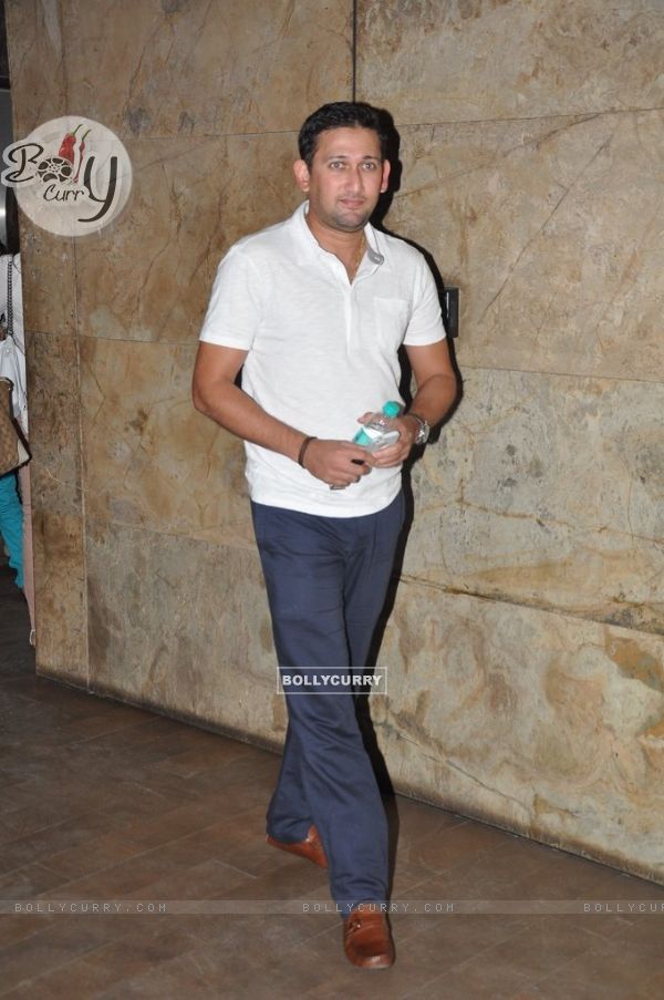 Ajit Agarkar was at the Special Screening of Lai Bhaari