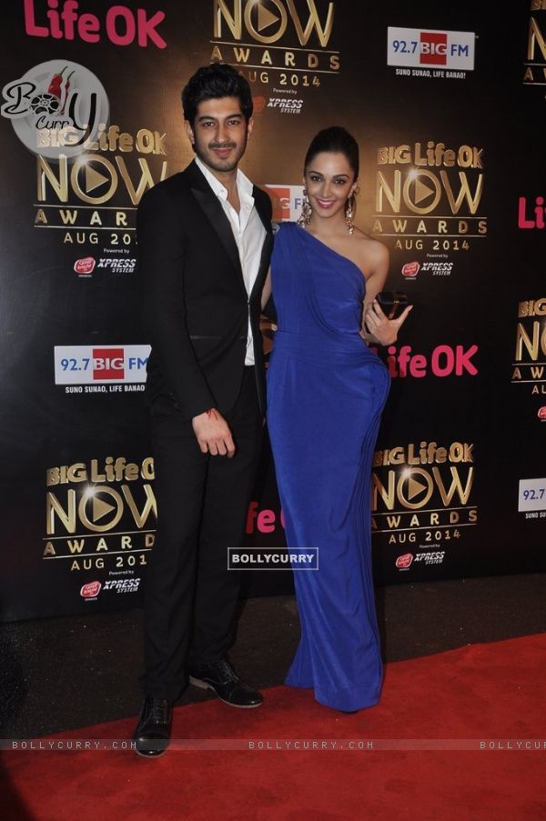 Mohit Marwah and Kiara Advani at the Life Ok Now Awards