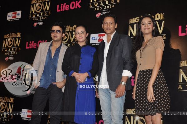 Cast of Baawre at Life Ok Now Awards