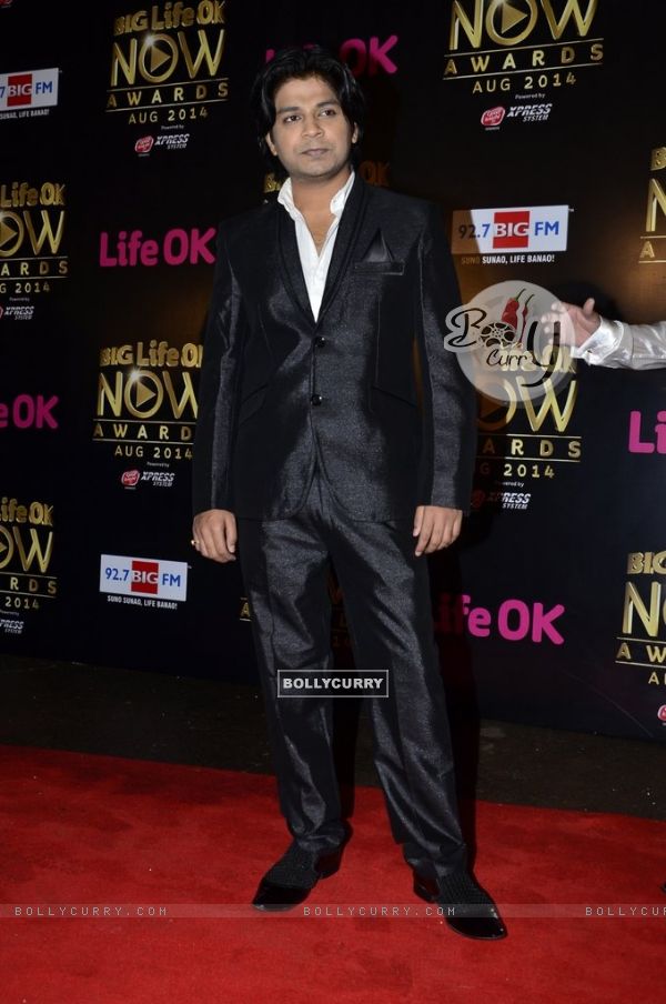 Ankit Tiwari was at the Life Ok Now Awards