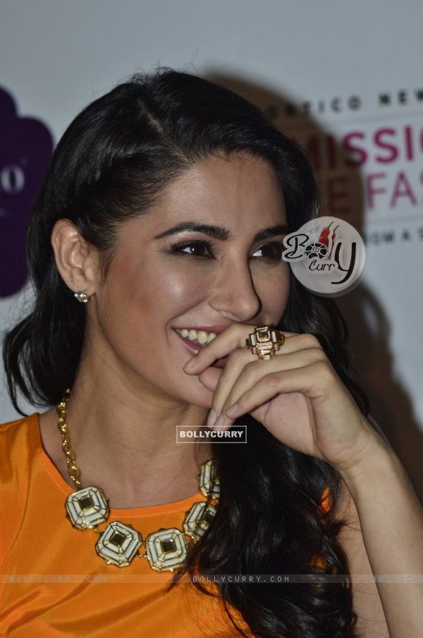 Nargis Fakri was all smiles at the Portico New York, Mission Home Fashion Event