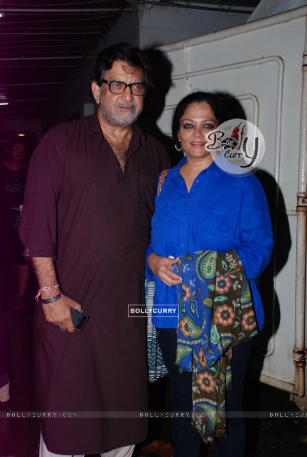 Tanvi Azmi was with her husband at the Special Screening of Punjab 1984 (330658)