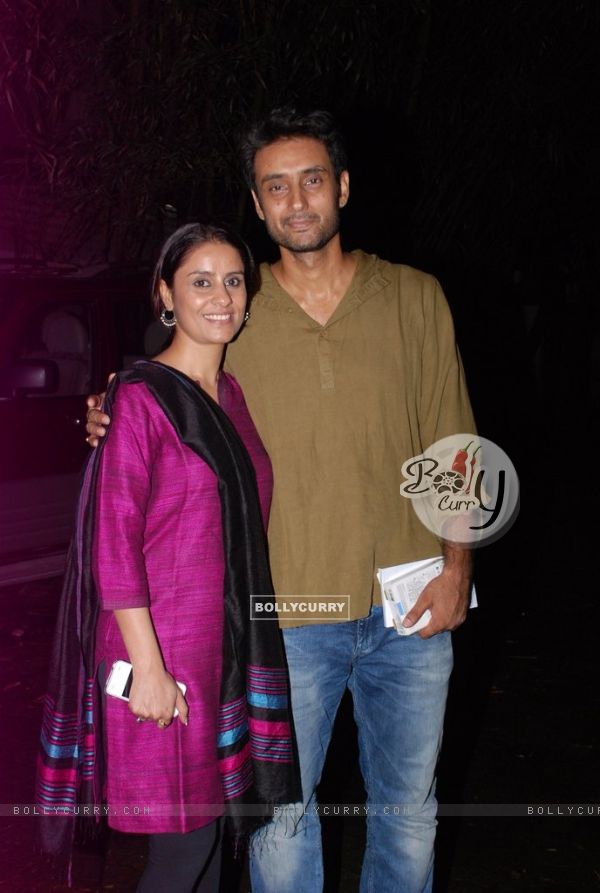 Anurag Singh was with a friend at the Screening of Punjab 1984 (330659)